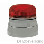 Klaxon flitslamp ROOD voor brandmeldinstallatie