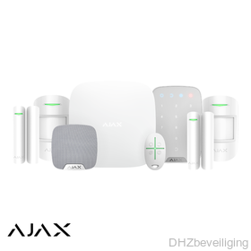 AJAX alarm HUB kit de luxe wit